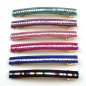 Barrette cheveux longue 9.5cm chaine et strass multicolor - noir - Barrette cheveux longue 9.5cm chaine et strass multicolor - noir -