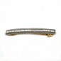 Barrette cheveux longue 9.5cm chaine et strass - gris Barrette cheveux longue 9.5cm chaine et strass - gris