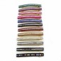 Barrette cheveux longue 9.5cm chaine et strass multicolor - noir - Barrette cheveux longue 9.5cm chaine et strass multicolor - noir -