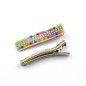 Lot de 2 pinces cheveux crocodile strass 4.8cm - multicolor clair Lot de 2 pinces cheveux crocodile strass 4.8cm - multicolor clair