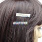 Lot de 2 pinces cheveux crocodile strass 4.8cm - multicolor clair Lot de 2 pinces cheveux crocodile strass 4.8cm - multicolor clair