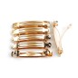 50 barrettes "Clip Paris" 8cmx1.1cm, monture doré 50 barrettes "Clip Paris" 8cmx1.1cm, monture doré