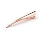Grande pince cheveux concorde métal brossé 13cm - cuivre