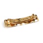 Barrette cheveux métal design martelé 8.5cm - doré Barrette cheveux métal design martelé 8.5cm - doré