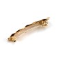 Barrette cheveux métal design martelé 8.5cm - doré Barrette cheveux métal design martelé 8.5cm - doré