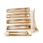 10 pinces clip cheveux 8cm doré 10 pinces clip cheveux 8cm doré