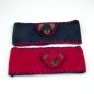 Lot de 2 bandeaux enfant ourson - marine rouge