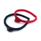Lot de 2 serres tête enfant ourson - rouge marine