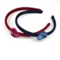 Lot de 2 serres tête enfant tête chien - marine rouge