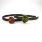 Lot de 2 serres tête enfant tête chien - marron vert Lot de 2 serres tête enfant tête chien - marron vert