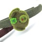 Lot de 2 serres tête enfant tête chien - marron vert Lot de 2 serres tête enfant tête chien - marron vert
