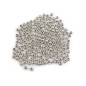 Lot de 200 perles 4mm rondes argenté Lot de 200 perles 4mm rondes argenté