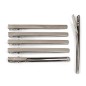 10 Pinces cheveux crocodile plat en métal argenté 8cmx0.5cm 10 Pinces cheveux crocodile plat en métal argenté 8cmx0.5cm