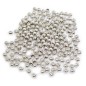 Lot de 200 perles 5mm rondes argenté Lot de 200 perles 5mm rondes argenté