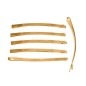 10 grandes pinces guiche ou épingle cheveux fine doré 8.5x0.4cm 10 grandes pinces guiche ou épingle cheveux fine doré 8.5x0.4cm