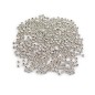 Lot de 400 perles 3mm rondes argenté Lot de 400 perles 3mm rondes argenté