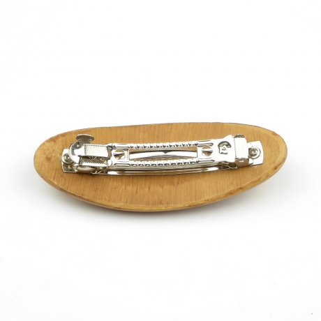 Barrette cheveux ovale fruit pastèque 10cm