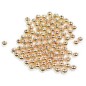 Lot de 100 perles 6mm rondes doré Lot de 100 perles 6mm rondes doré