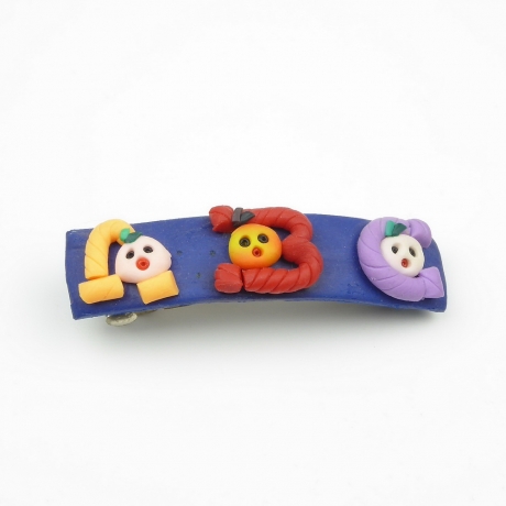 Barrette cheveux enfant ABC 6.5cm