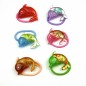 Lot de 6 élastiques cheveux dauphin, coloris assortis Lot de 6 élastiques cheveux dauphin, coloris assortis
