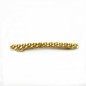 Barrette cheveux métal chaine 8cm - doré