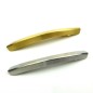 Barrette cheveux métal brossé 11.5cm - argenté Barrette cheveux métal brossé 11.5cm - argenté