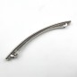 Barrette cheveux longue en métal brossé 12.6cm - argenté Barrette cheveux longue en métal brossé 12.6cm - argenté