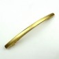 Barrette cheveux longue en métal brossé 12.6cm - doré Barrette cheveux longue en métal brossé 12.6cm - doré