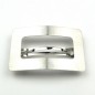 Barrette cheveux en métal brossé 8cm - argenté Barrette cheveux en métal brossé 8cm - argenté