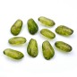 10 perles fantaisies acrylique 25mmx12mm vert 10 perles fantaisies acrylique 25mmx12mm vert