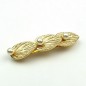 Barrette cheveux feuilles et perles 10.5cm - doré Barrette cheveux feuilles et perles 10.5cm - doré