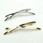 Barrette cheveux X 13cm, en métal - doré Barrette cheveux X 13cm, en métal - doré