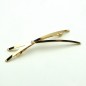Barrette cheveux X 13cm, en métal - doré Barrette cheveux X 13cm, en métal - doré