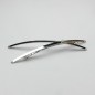 Barrette cheveux X 13cm, en métal - argenté Barrette cheveux X 13cm, en métal - argenté