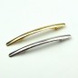 Barrette cheveux métal longue 10.5cm - doré