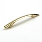Barrette cheveux métal longue 10.5cm - doré