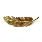 Barrette cheveux métal feuille 10cm - doré Barrette cheveux métal feuille 10cm - doré