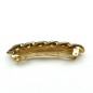 Barrette cheveux chaine 8cm - doré