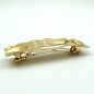 Barrette cheveux métal design martelé 8.5cm - doré Barrette cheveux métal design martelé 8.5cm - doré
