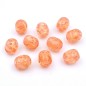 10 perles ovales polyrésine 15mmx12mm saumon 10 perles ovales polyrésine 15mmx12mm saumon