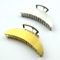 Grande pince cheveux design croissant de lune 11cm - doré Grande pince cheveux design croissant de lune 11cm - doré