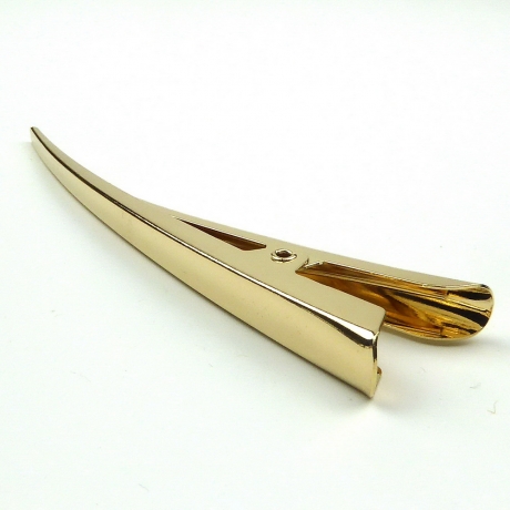 Pince cheveux concorde métal 12cm - doré