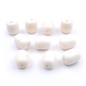 10 perles acrylique forme tonneau 20mmx16mm blanc 10 perles acrylique forme tonneau 20mmx16mm blanc
