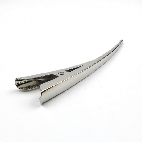 Pince cheveux concorde métal 12cm - argenté