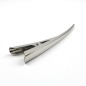 Pince cheveux concorde métal 12cm - argenté