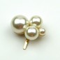 Barrette attache cheveux décorative perles nacrées