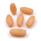 6 perles acrylique forme tonneau 33mmx15mm beige 6 perles acrylique forme tonneau 33mmx15mm beige