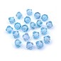 20 perles forme toupie en acrylique 13mmx12mm bleu 20 perles forme toupie en acrylique 13mmx12mm bleu