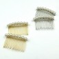 Peigne de côté perles 15 dents 6cm - doré Peigne de côté perles 15 dents 6cm - doré