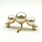 Barrette attache cheveux décorative perles nacrées